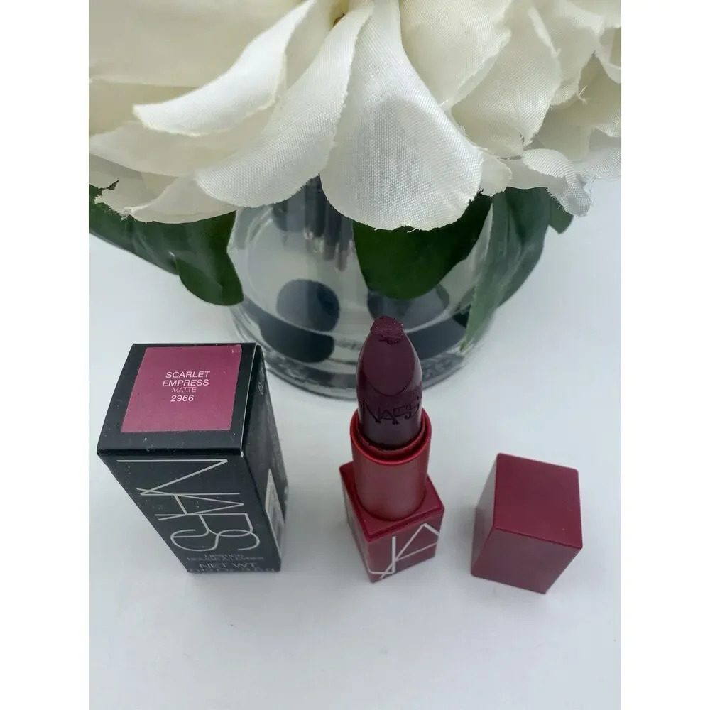 Nars Lipstick SCARLET EMPRESS Full Size 0.12 Oz. / 3.4 g Damage Tip
